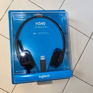 NEW IN BOX-Logitech H340 USB Computer Headset
